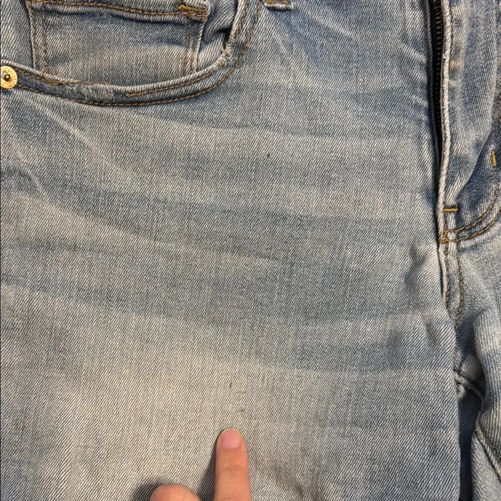 American Eagle Outfitters Blue Jean Shorts Casual Summer Style - Picture 6 of 9